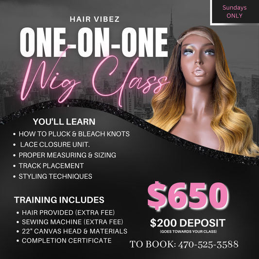 ONE-on-ONE Wig Making Class